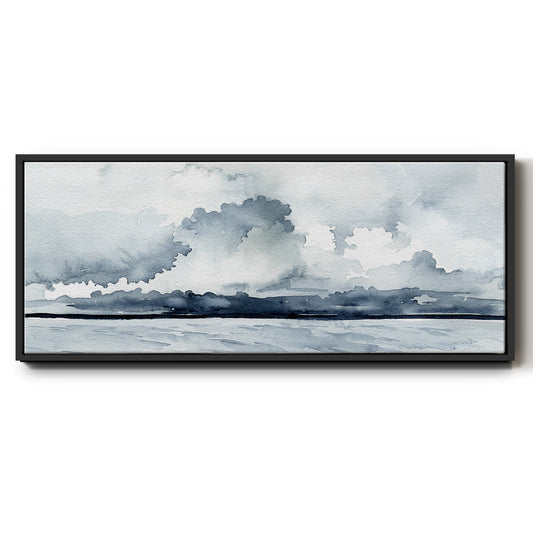 Passing Rain Storm I - Floater Framed Canvas Print