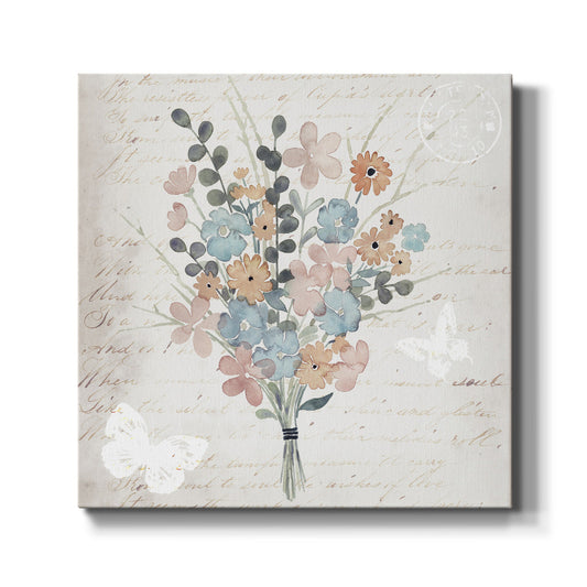 Fleurs Pastel II - Canvas Art Print