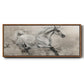 Majestic Stallion I - Floater Framed Canvas Print