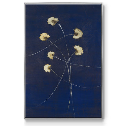 Indigo 2 - Floater Framed Canvas Print