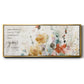 Full Bloom Verse - Floater Framed Canvas Print