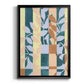 Checkered Cutting I - Modern Framed Canvas Print