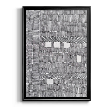 Tedious I - Modern Framed Canvas Print