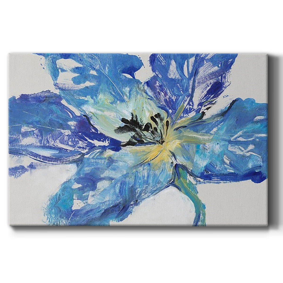 Fleur Bleue II Premium Gallery Wrapped Canvas - Ready to Hang