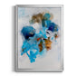Misty Blue I - Modern Framed Canvas Print