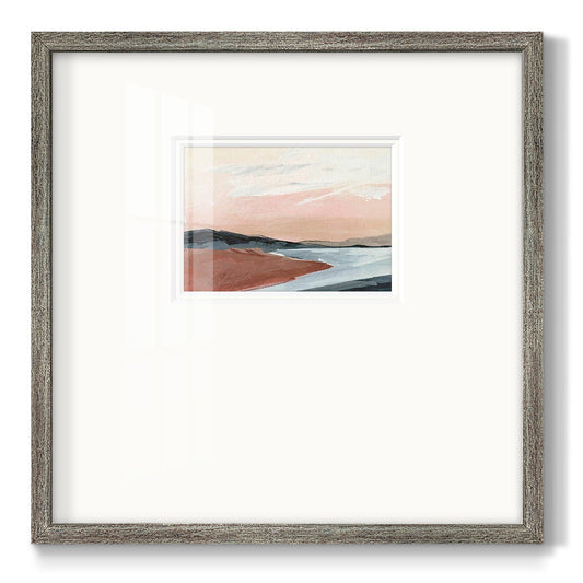 Paynes Coast I - Double Matboard Framed Print