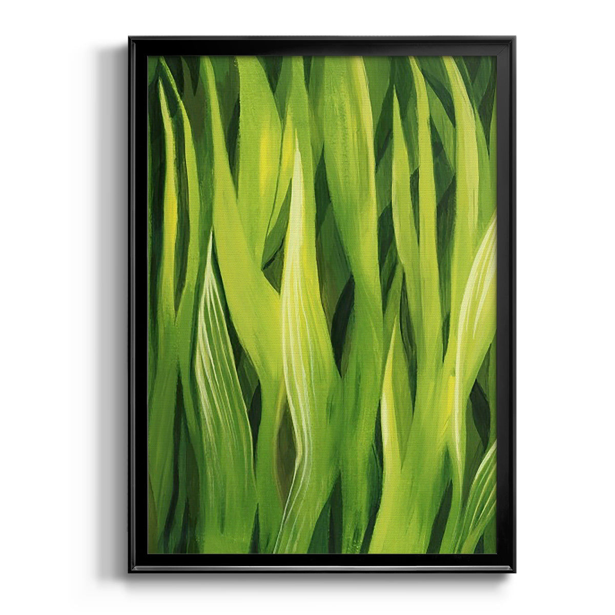 Blades of Grass I - Modern Framed Canvas Print