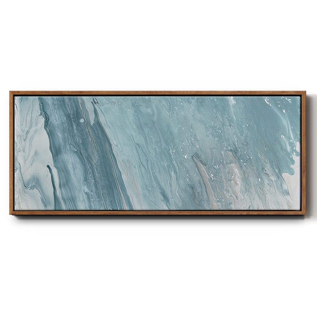 Cirrus I - Floater Framed Canvas Print