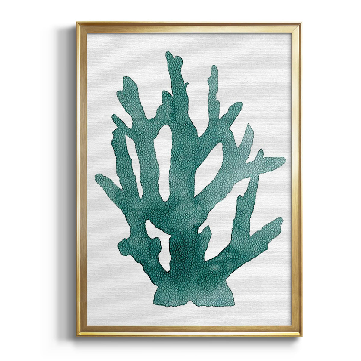 Coral Souvenirs I - Modern Framed Canvas Print