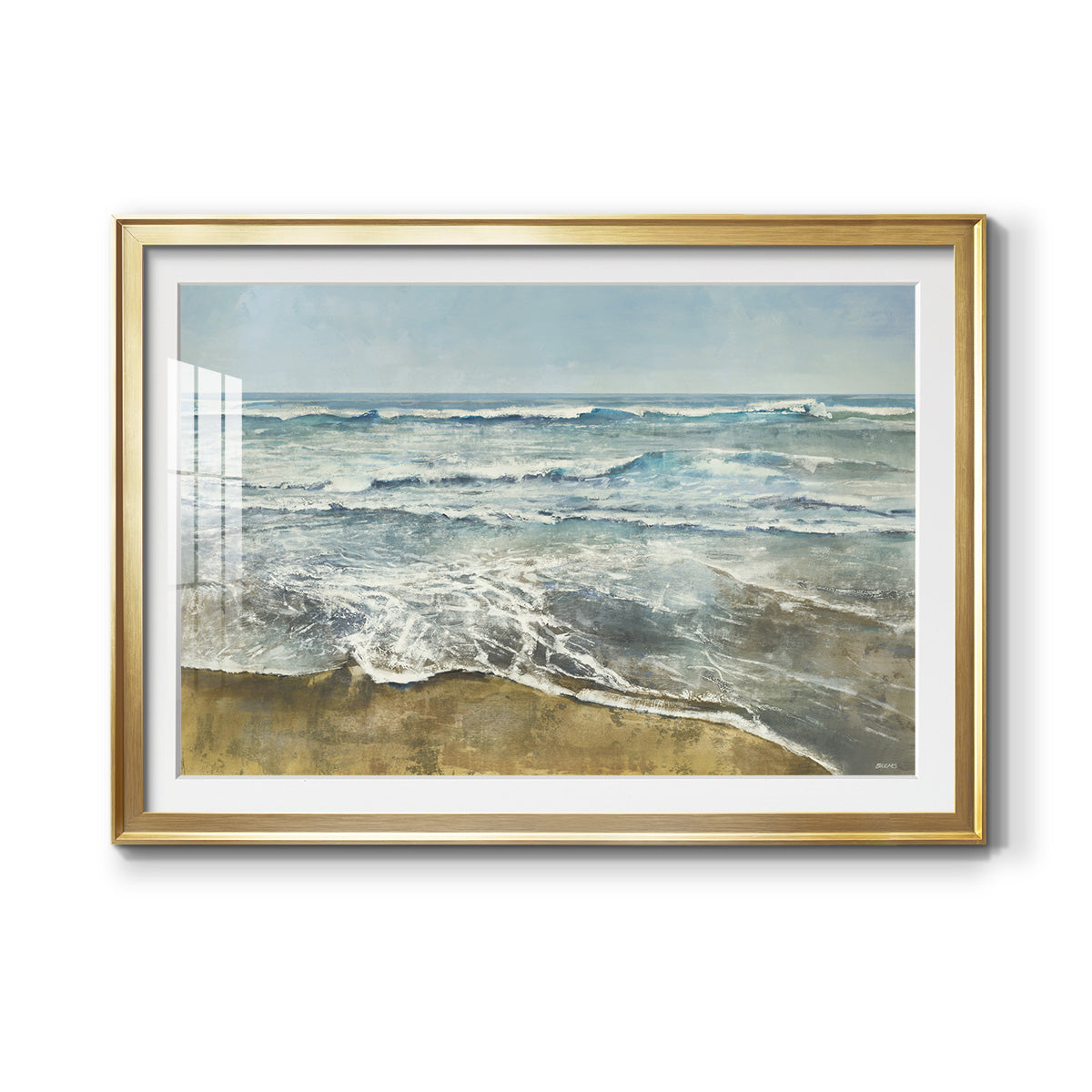 BEACHCOMBING Premium Framed Print - Ready to Hang