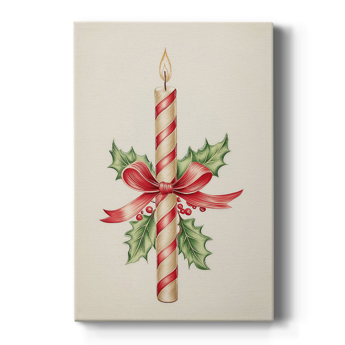 Hearth of Tinsel-Gold Blessing - Canvas Art Print