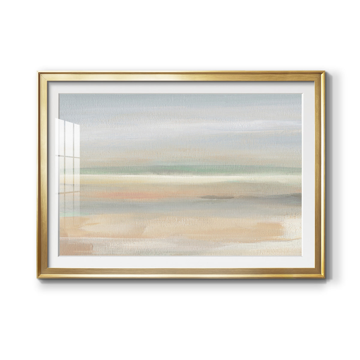 Soft Far Field Premium Framed Print - Ready to Hang