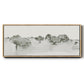 Scenic Scribble I - Floater Framed Canvas Print