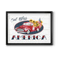 God Bless America Truck Premium Framed Print - Ready to Hang