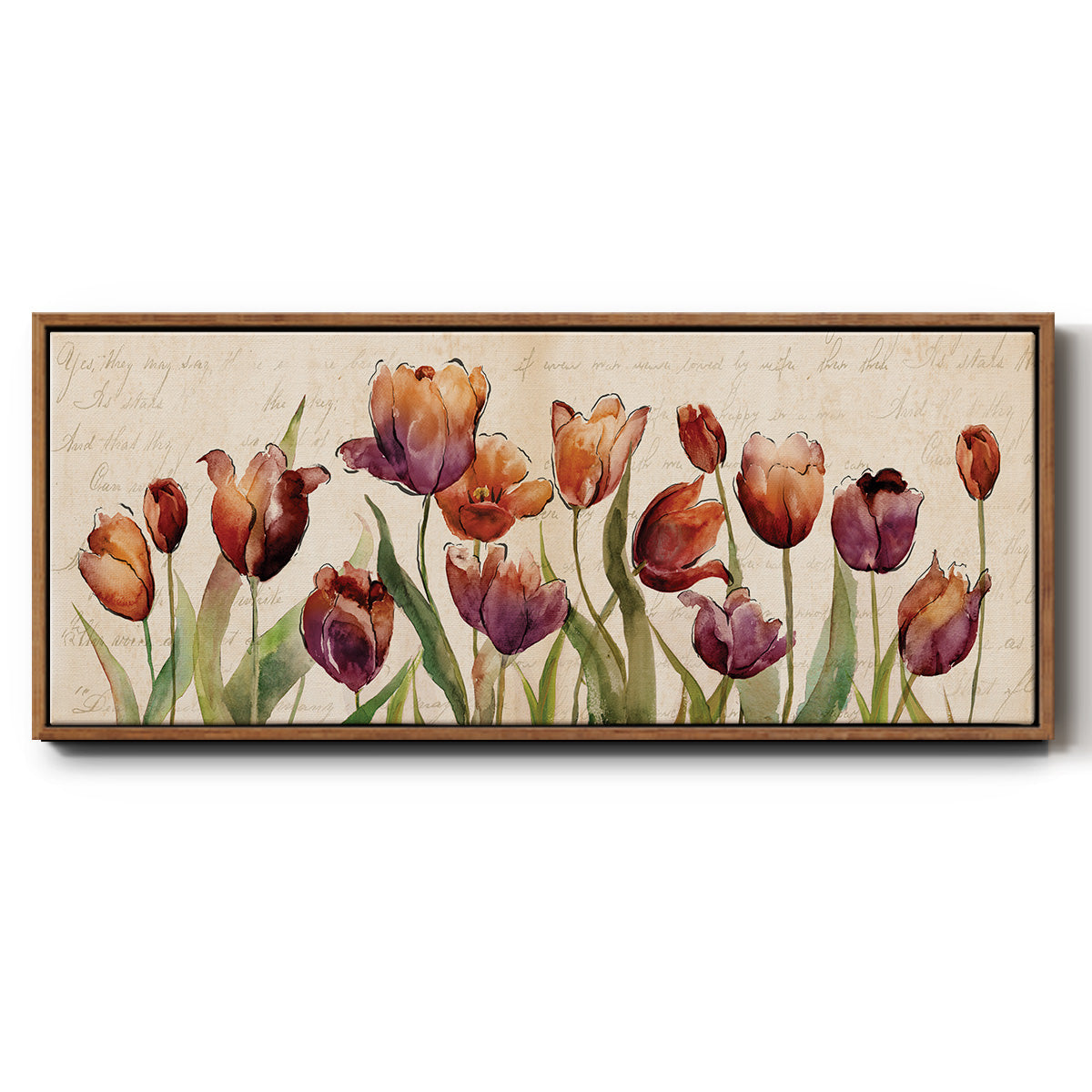 Bow to Summer II - Floater Framed Canvas Print
