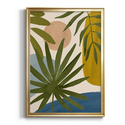 Tropica Tumble II - Modern Framed Canvas Print