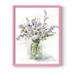 Purple Passion I - Restickable Framed Art Print