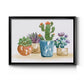 Summer Succulents II Premium Classic Framed Canvas - Ready to Hang