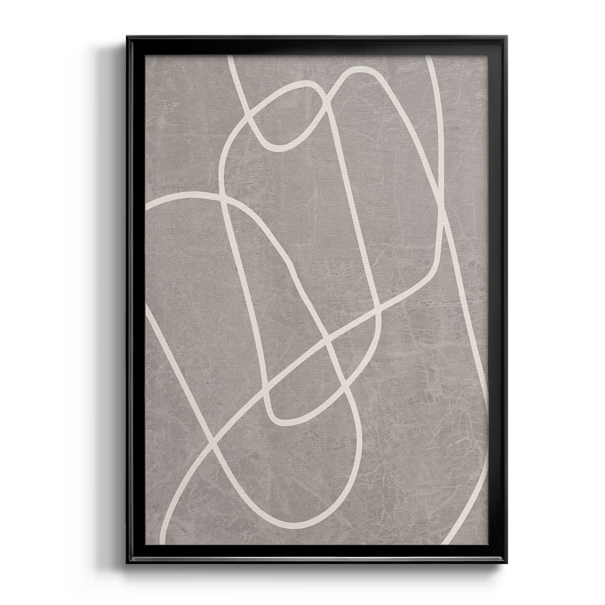 Fissures II - Modern Framed Canvas Print