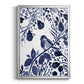 Indigo Song II - Modern Framed Canvas Print
