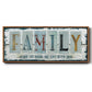 Family Where Life - Floater Framed Canvas Print