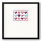 Sweet Valentine Collection A - Double Matboard Framed Print