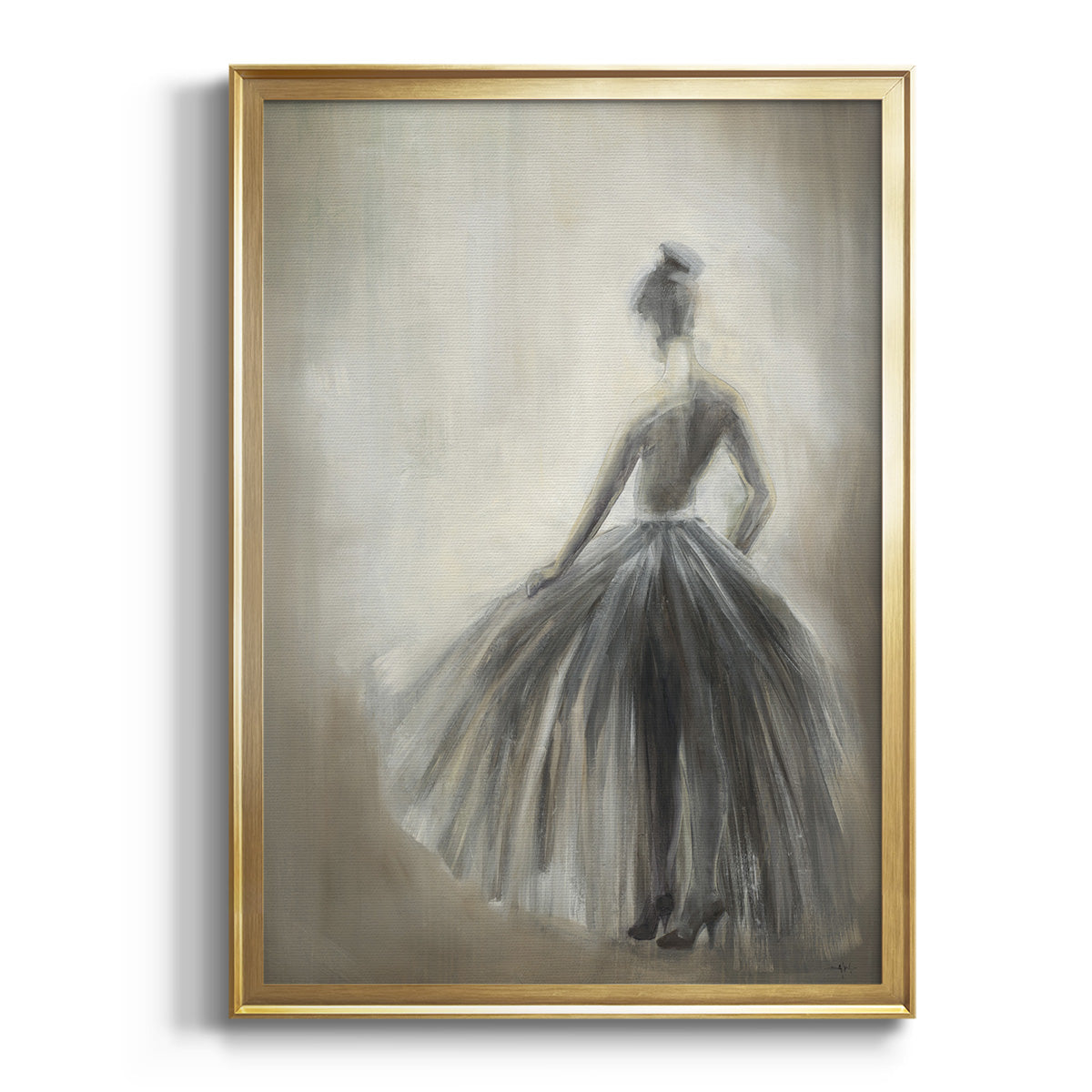 Over in the Light -  Framed Canvas Print