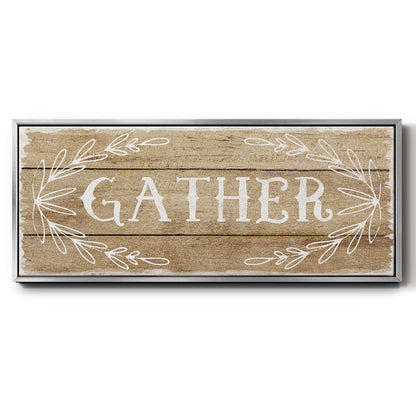 Gather - Floater Framed Canvas Print