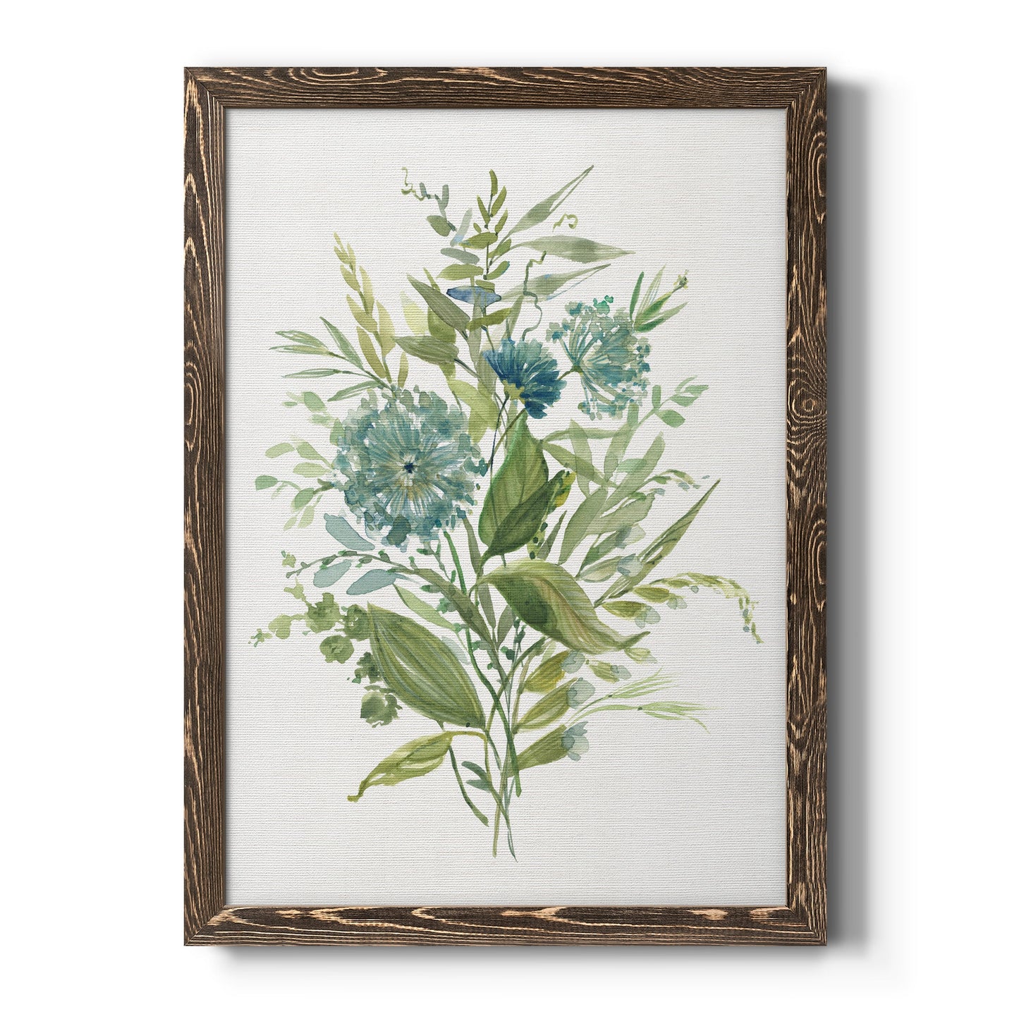 Greenery II - Premium Canvas Framed in Barnwood - Ready to Hang