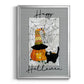 Happy Halloween Pumpkin - Modern Framed Canvas Print