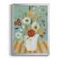 Joyful Blossoms I - Modern Framed Canvas Print