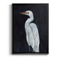 Calm Great Egret I - Modern Framed Canvas Print