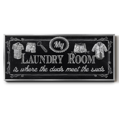 Duds and Suds - Floater Framed Canvas Print