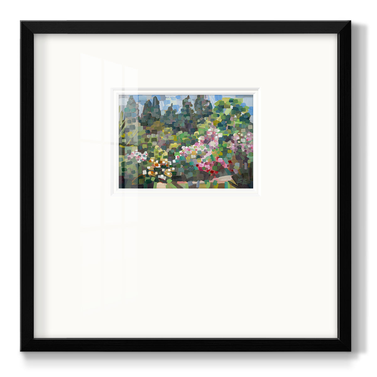 Arboretum in Spring Premium Framed Print Double Matboard