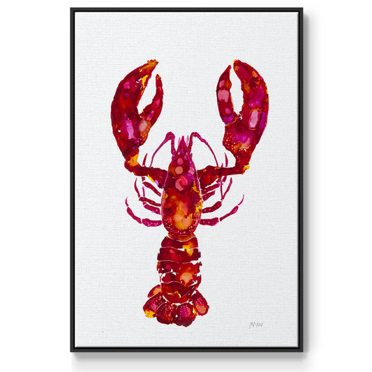 Lobster - Framed Premium Gallery Wrapped Canvas L Frame - Ready to Hang