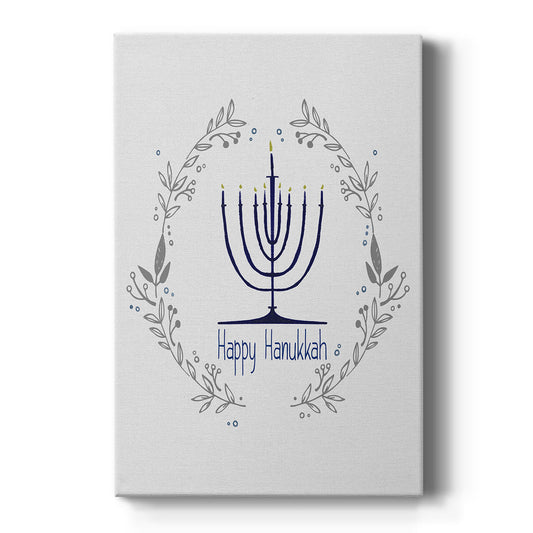 Happy Hanukkah II - Canvas Art Print