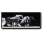 Horse Motion X - Floater Framed Canvas Print