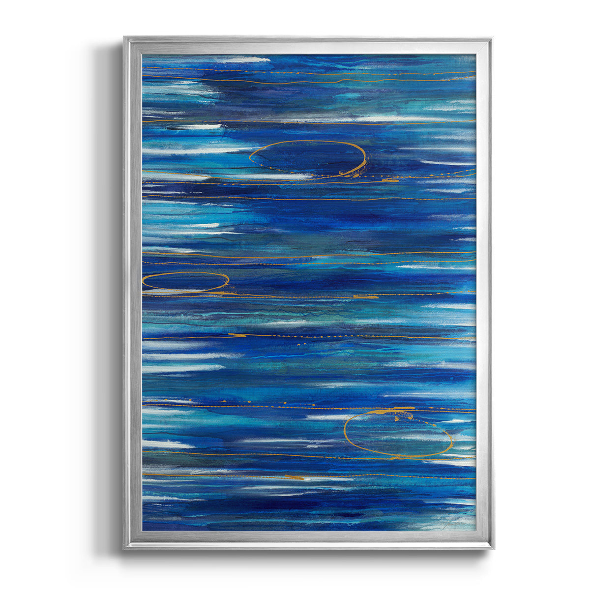 Waterworld - Modern Framed Canvas Print