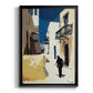 Mykonos 3 - Modern Framed Canvas Print