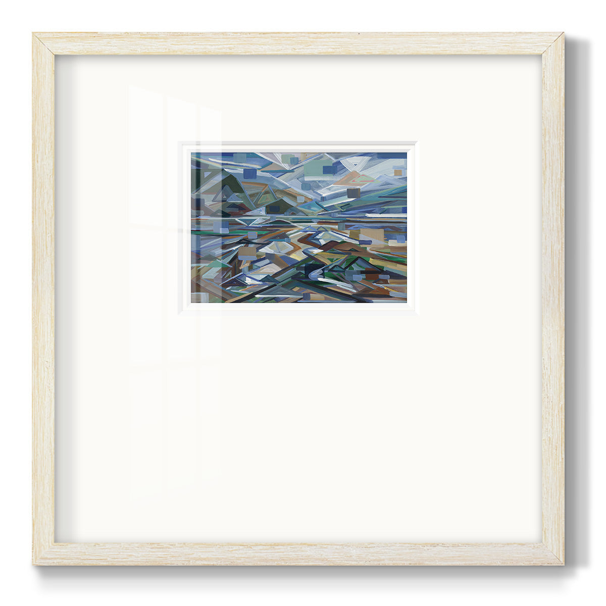 Low Tide- Premium Framed Print Double Matboard