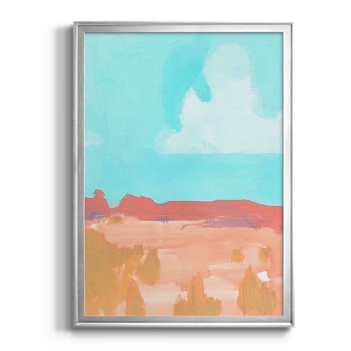 Wide Open Spaces I - Modern Framed Canvas Print