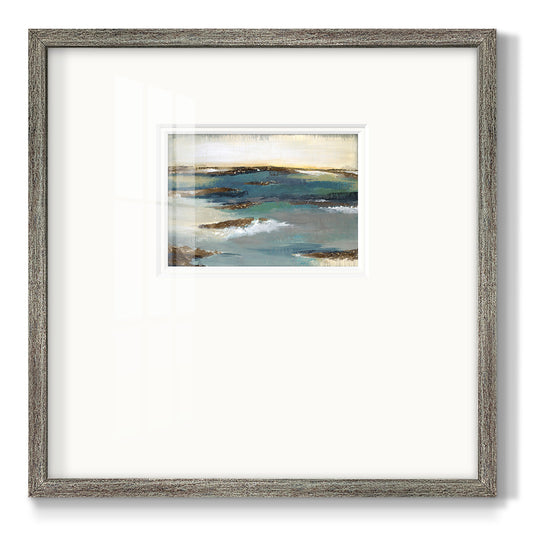 Coastal Bluffs - Double Matboard Framed Print