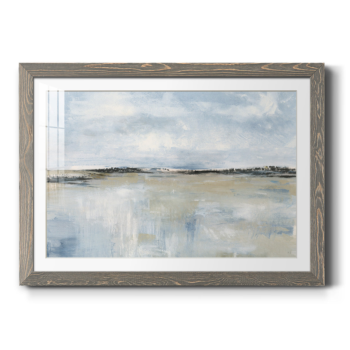 Across The Meadow - Barnwood Framed Art Print