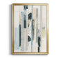 Paper Strata II - Modern Framed Canvas Print
