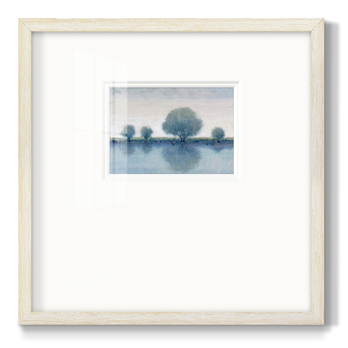 Afternoon Reflection II Premium Framed Print Double Matboard