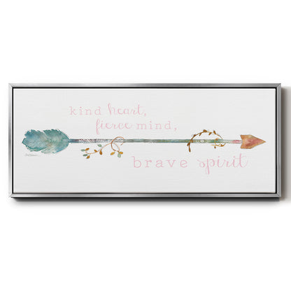 Brave Spirit - Floater Framed Canvas Print