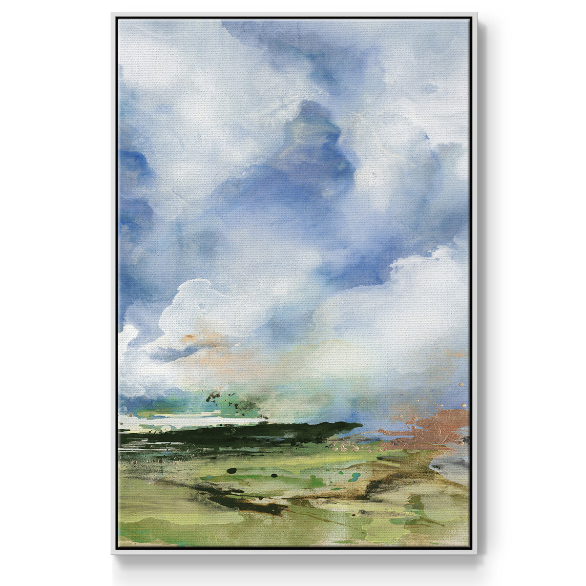 Spring Air II - Framed Premium Gallery Wrapped Canvas L Frame - Ready to Hang