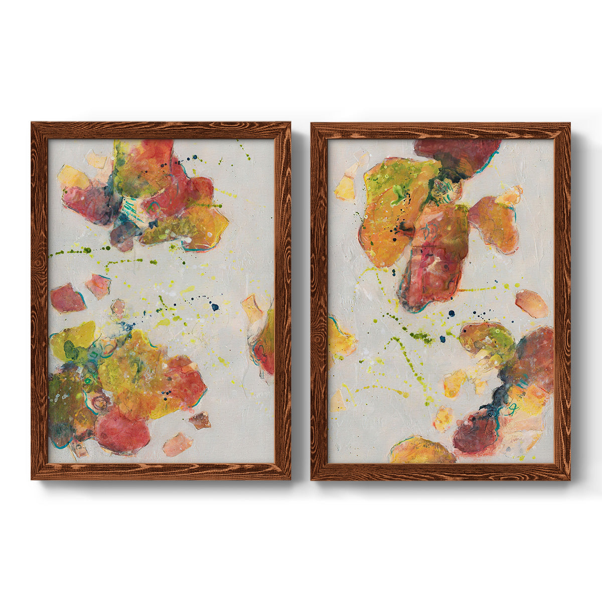 Attracting Love I - Premium Framed Canvas 2 Piece Set - Ready to Hang