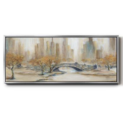 Central Park - Floater Framed Canvas Print
