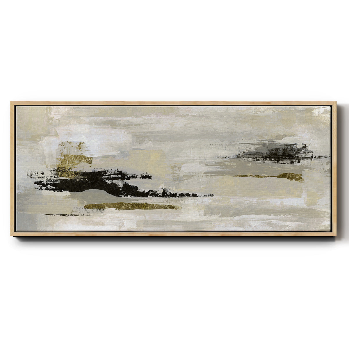 Summer Saffron - Floater Framed Canvas Print